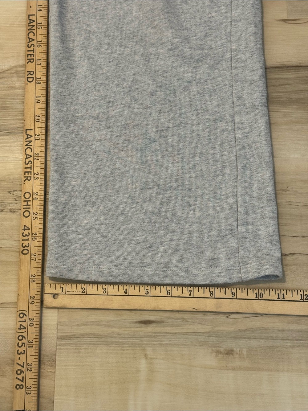 90 Degree by Reflex Women Baggy Wide Leg Heather Gray Sweatpants Large L - Picture 3 of 3